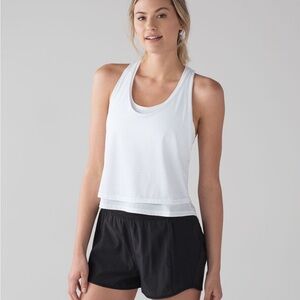 Lululemon Athletica Striped Lean In Tank Top